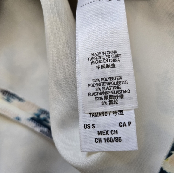 JUICY COUTURE Floral Yellow/ Blue/black Dress with Studded Gem Collar. Size S - Picture 15 of 16